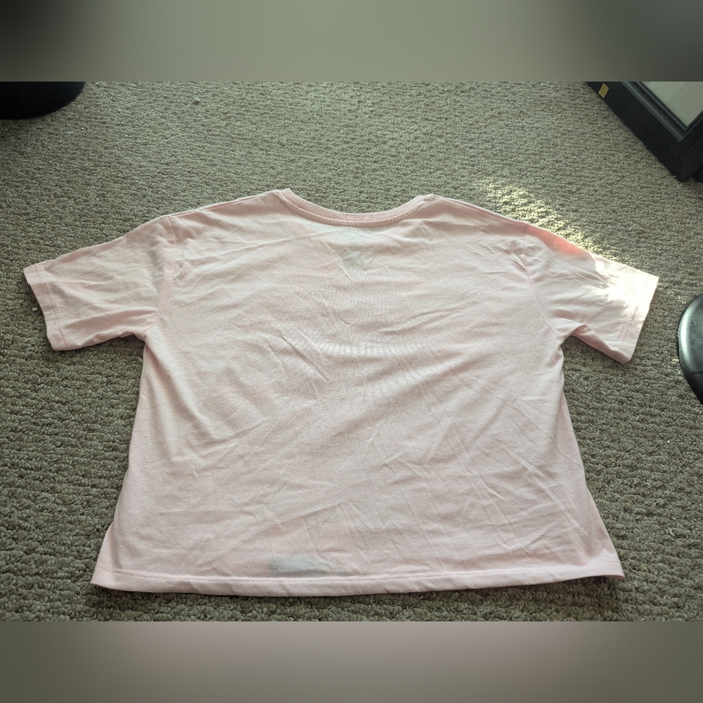 Itchy & Scratchy Pink Graphic Tee | The Simpsons Women's Size M - Picture 2 of 9